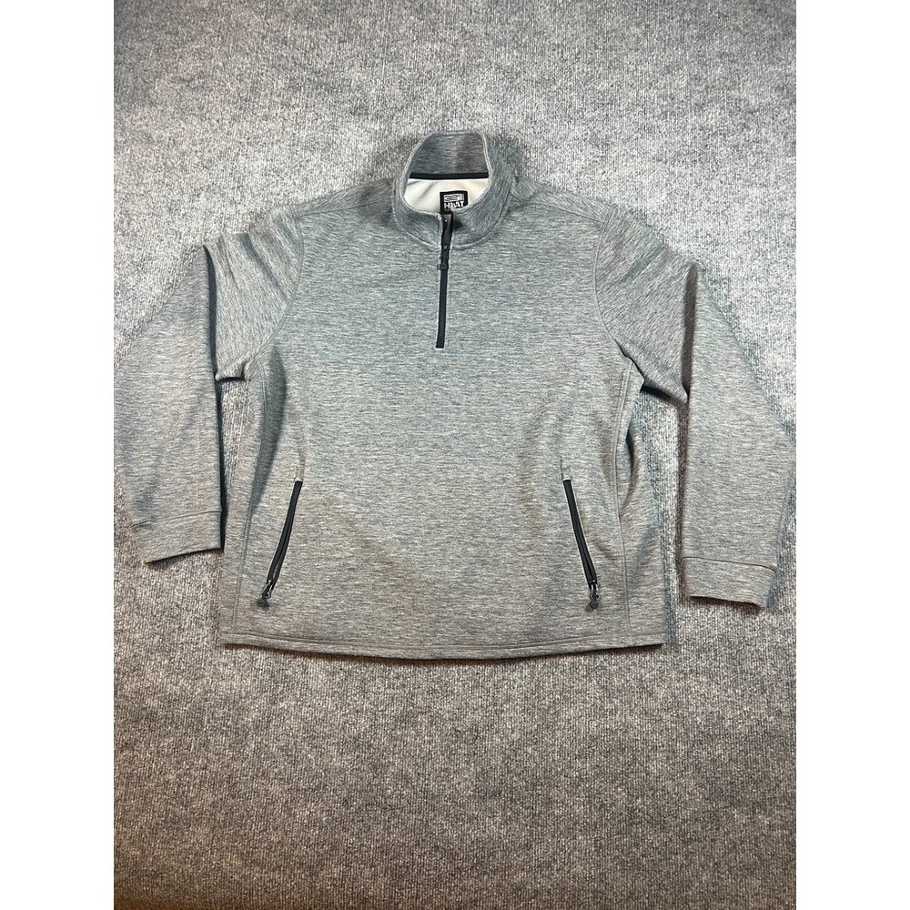 32 Degrees Heat Men's 1/4 Zip Pullover Gray Size XL